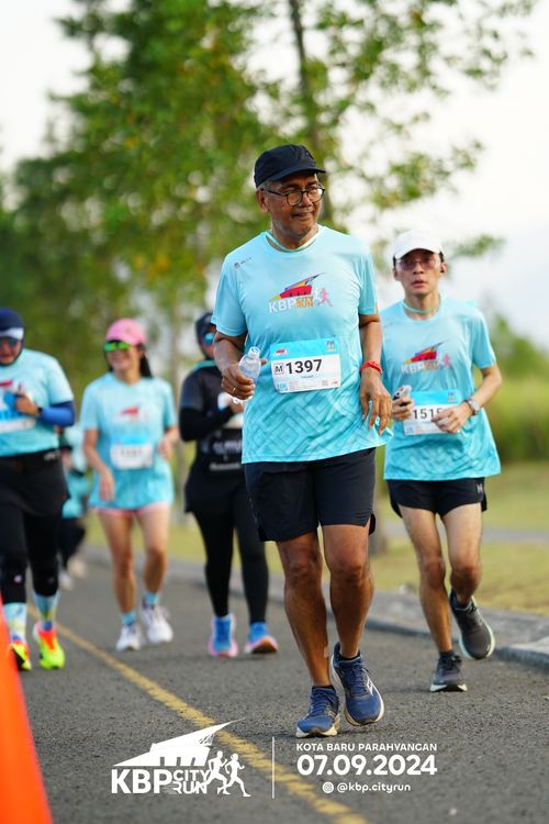 Race photo from KBP City Run 2024