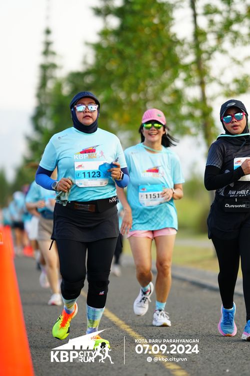 Race photo from KBP City Run 2024