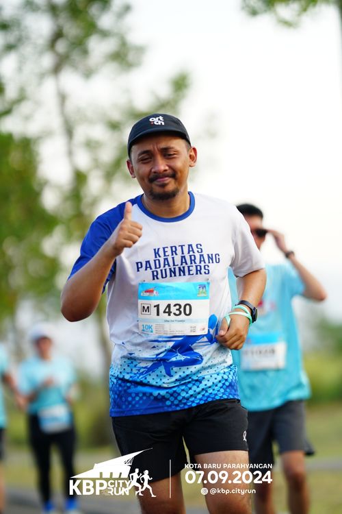 Race photo from KBP City Run 2024