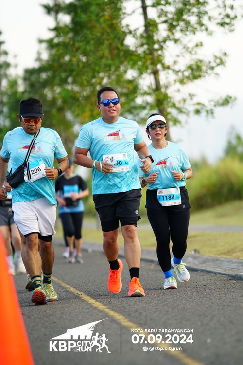 Race photo from KBP City Run 2024