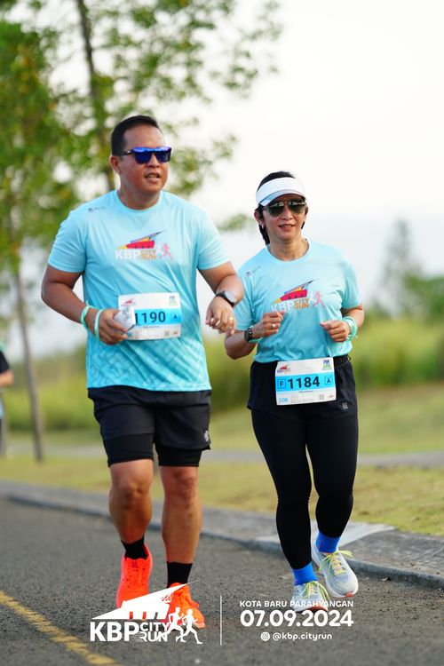 Race photo from KBP City Run 2024
