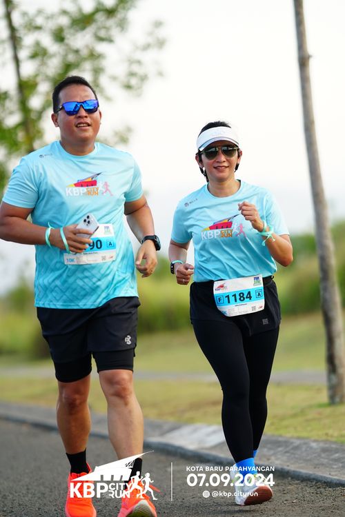 Race photo from KBP City Run 2024