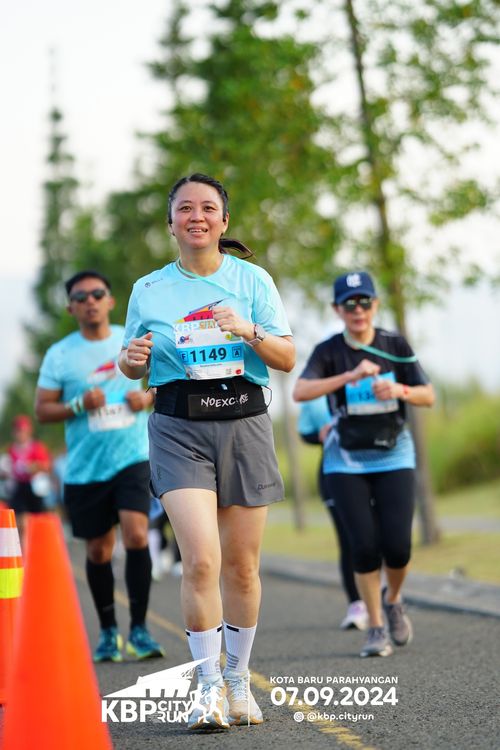 Race photo from KBP City Run 2024