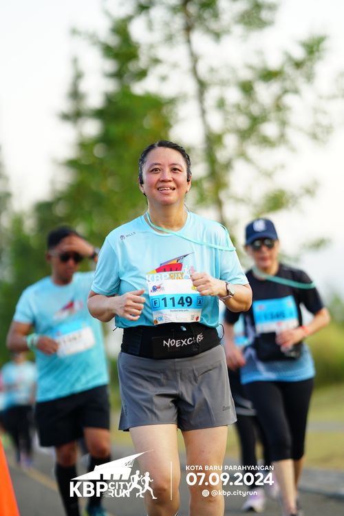 Race photo from KBP City Run 2024