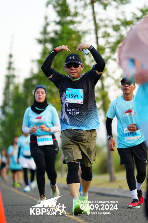 Race photo from KBP City Run 2024