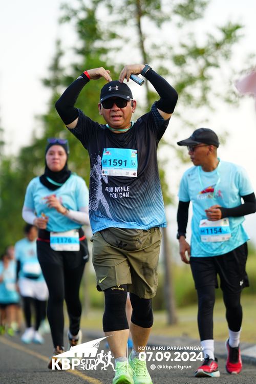 Race photo from KBP City Run 2024