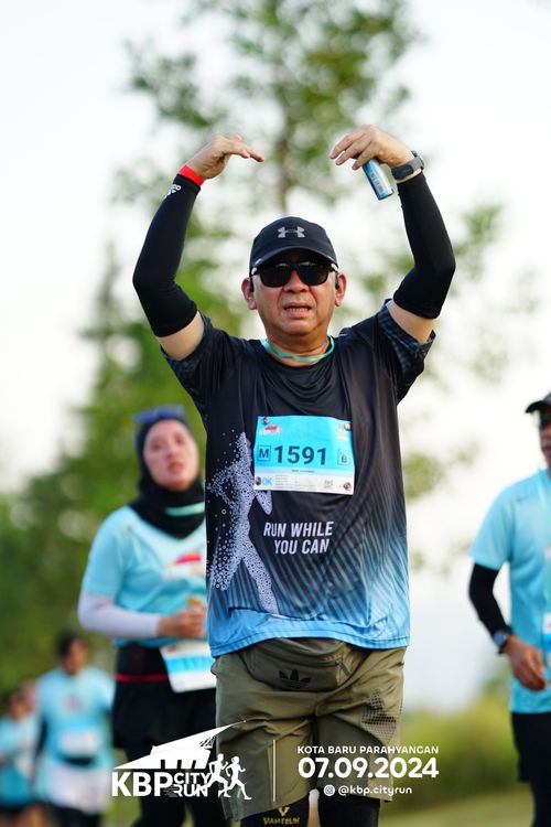 Race photo from KBP City Run 2024