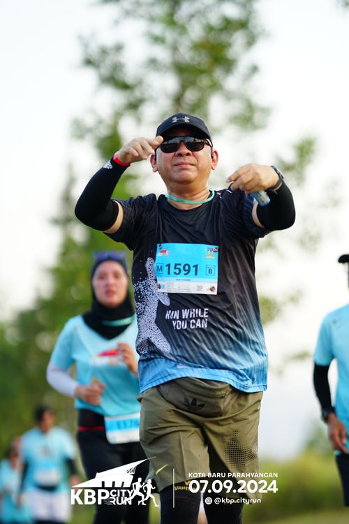 Race photo from KBP City Run 2024