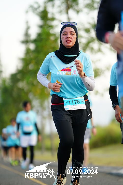 Race photo from KBP City Run 2024