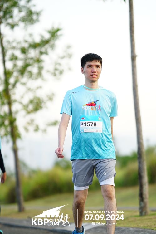 Race photo from KBP City Run 2024