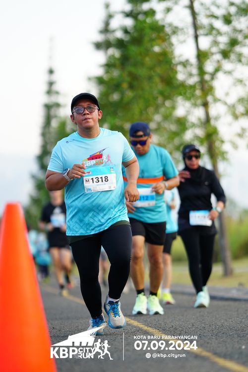 Race photo from KBP City Run 2024
