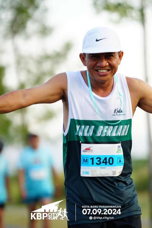 Race photo from KBP City Run 2024