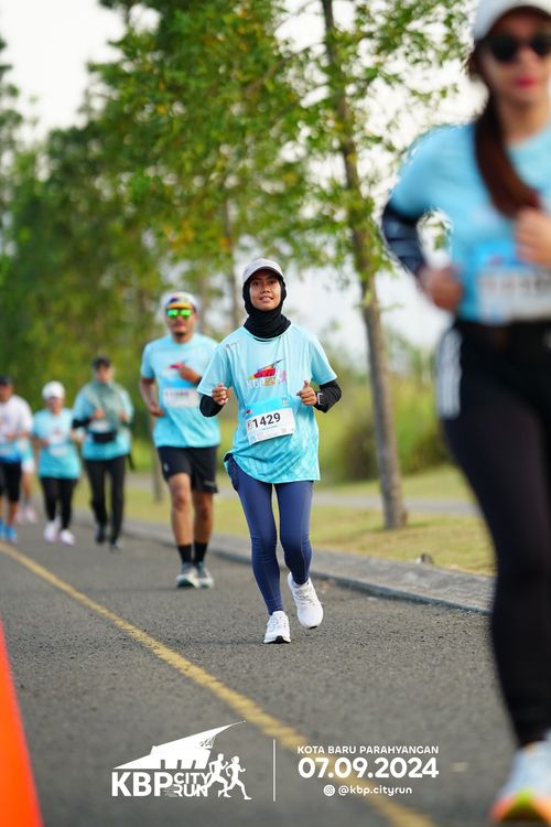 Race photo from KBP City Run 2024