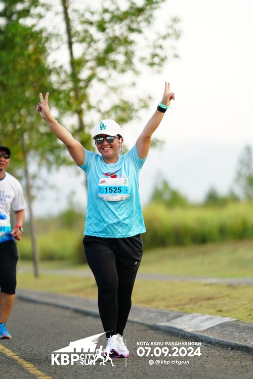 Race photo from KBP City Run 2024