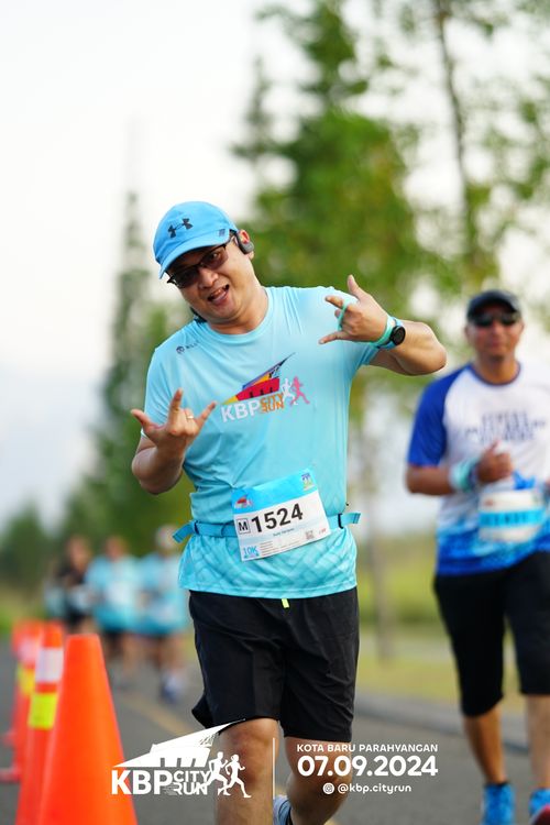 Race photo from KBP City Run 2024