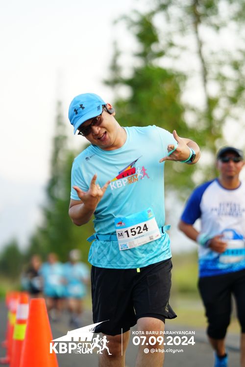 Race photo from KBP City Run 2024