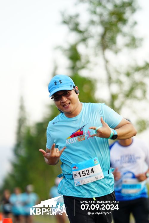 Race photo from KBP City Run 2024