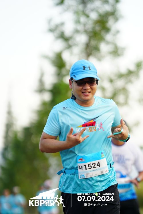 Race photo from KBP City Run 2024