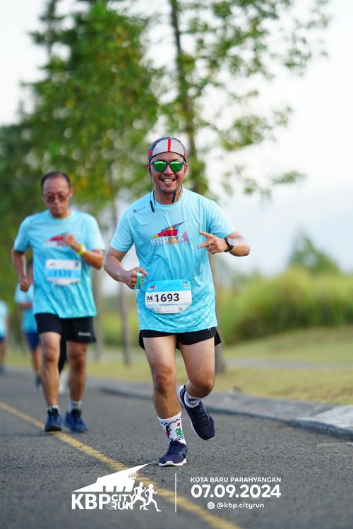 Race photo from KBP City Run 2024