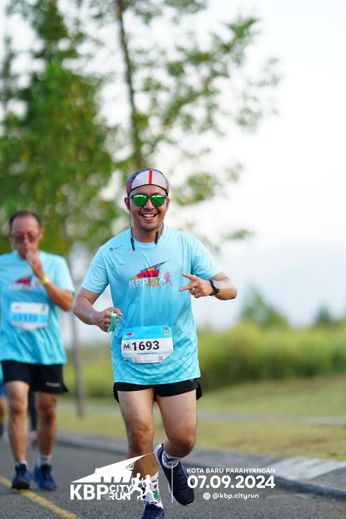 Race photo from KBP City Run 2024