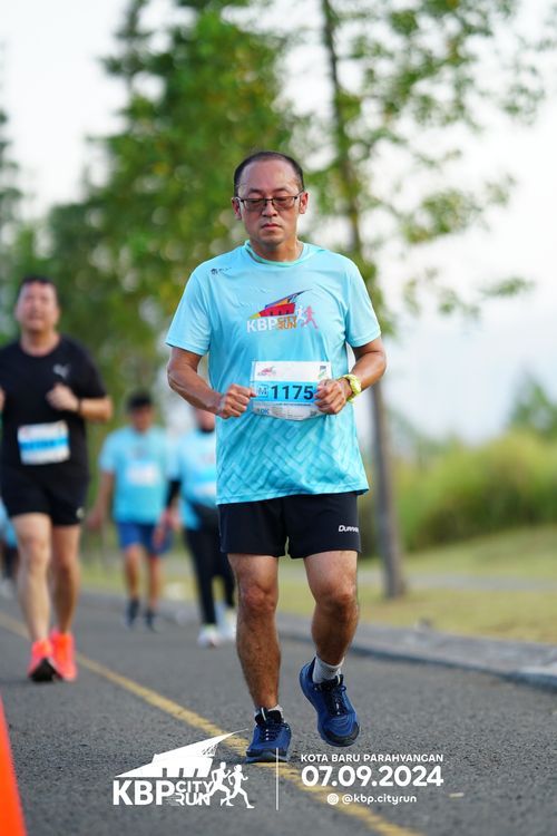 Race photo from KBP City Run 2024