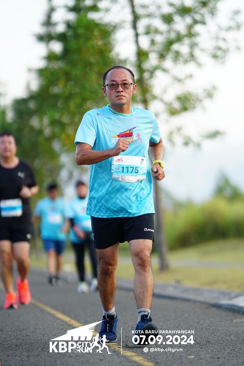 Race photo from KBP City Run 2024