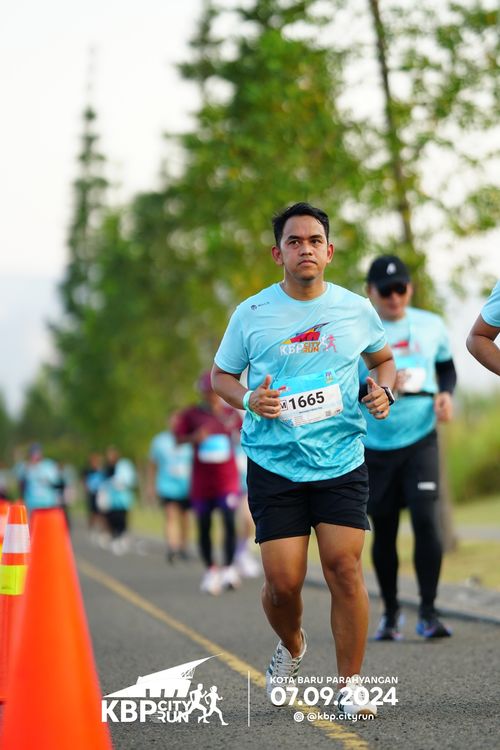 Race photo from KBP City Run 2024