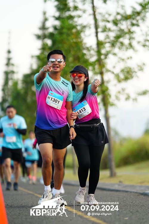 Race photo from KBP City Run 2024