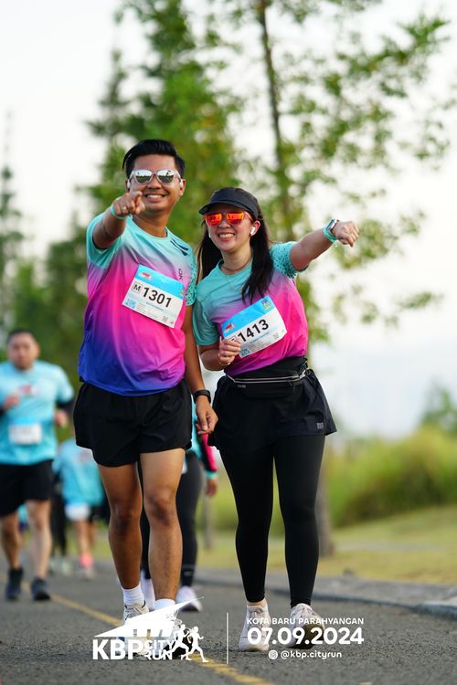 Race photo from KBP City Run 2024