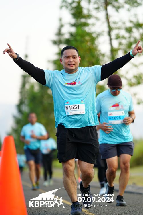 Race photo from KBP City Run 2024