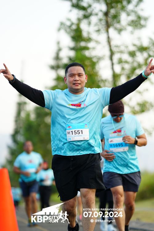Race photo from KBP City Run 2024