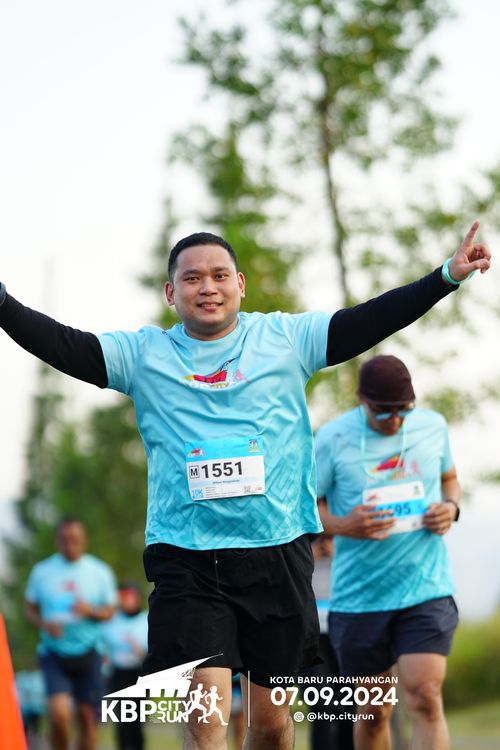 Race photo from KBP City Run 2024