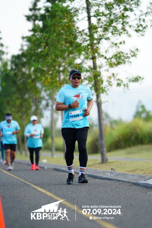Race photo from KBP City Run 2024