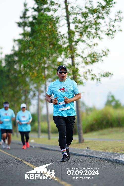 Race photo from KBP City Run 2024