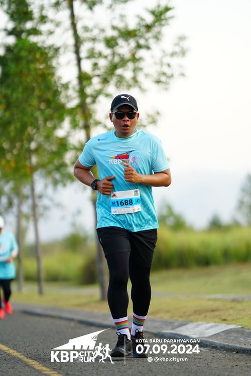 Race photo from KBP City Run 2024