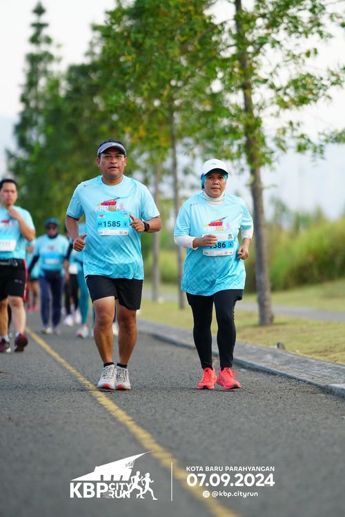 Race photo from KBP City Run 2024