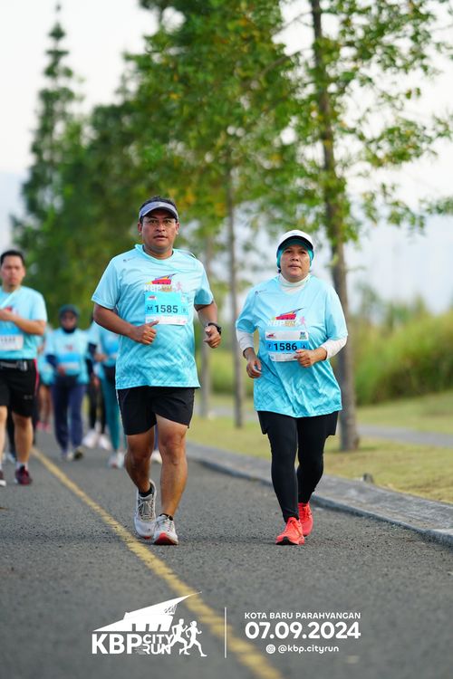 Race photo from KBP City Run 2024