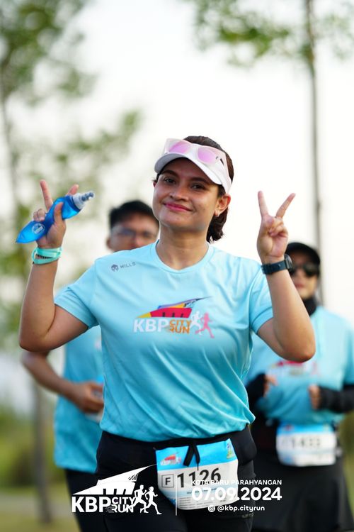 Race photo from KBP City Run 2024