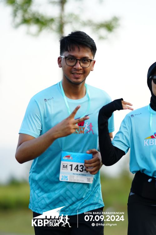 Race photo from KBP City Run 2024