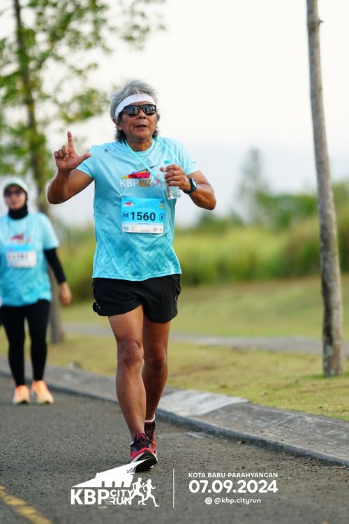 Race photo from KBP City Run 2024