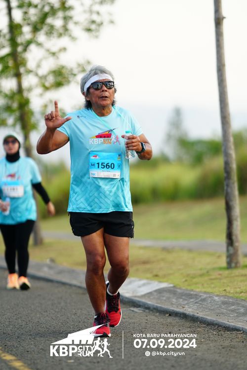 Race photo from KBP City Run 2024