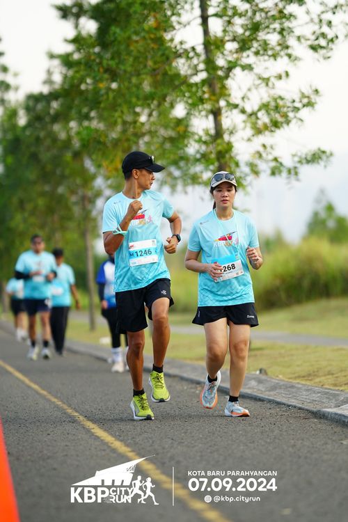 Race photo from KBP City Run 2024