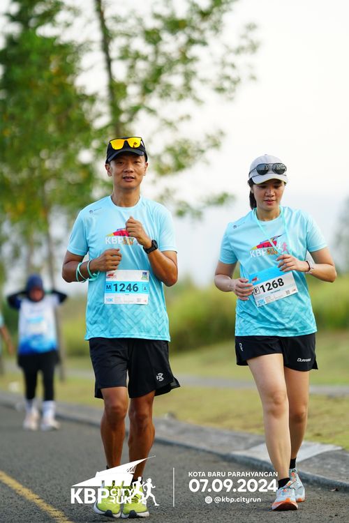 Race photo from KBP City Run 2024