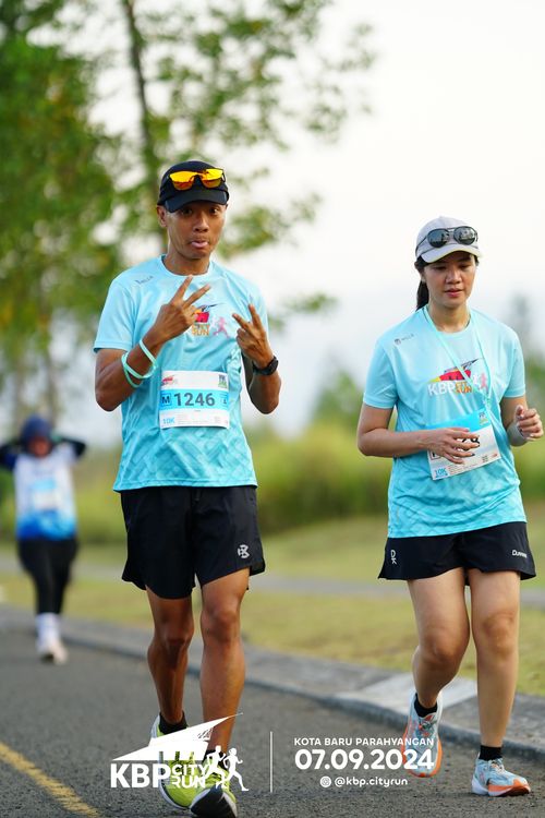 Race photo from KBP City Run 2024