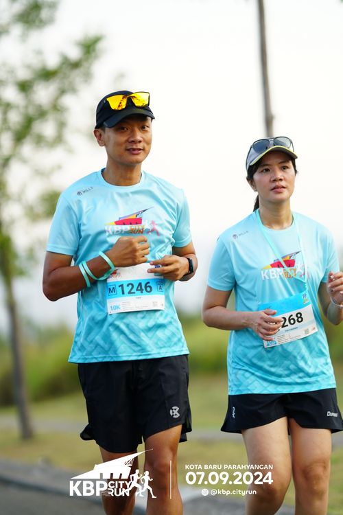Race photo from KBP City Run 2024