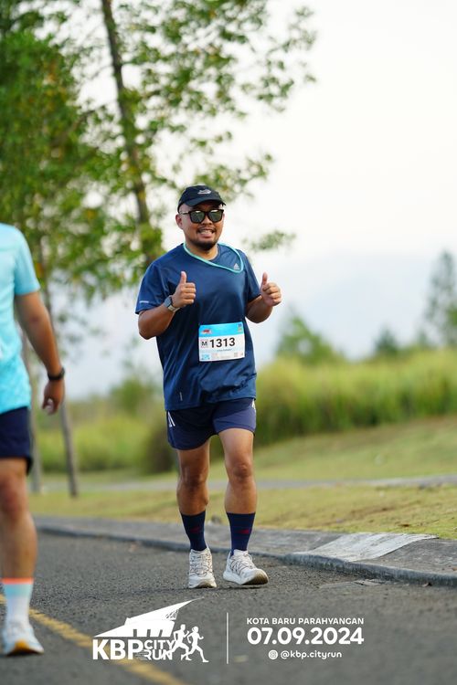 Race photo from KBP City Run 2024