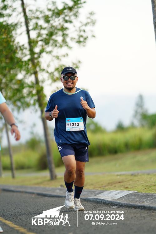 Race photo from KBP City Run 2024