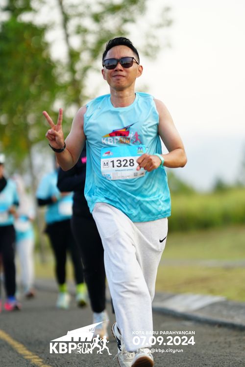 Race photo from KBP City Run 2024