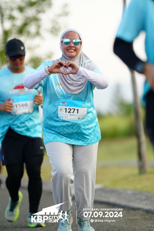 Race photo from KBP City Run 2024