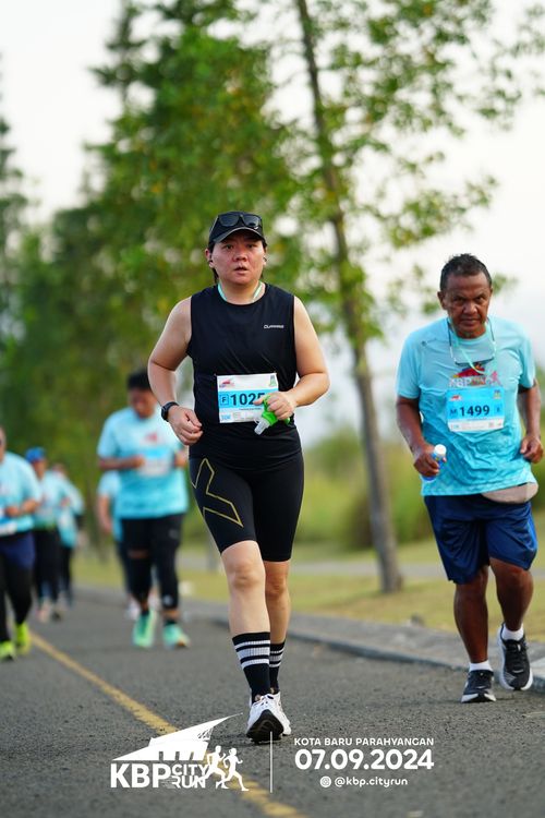 Race photo from KBP City Run 2024
